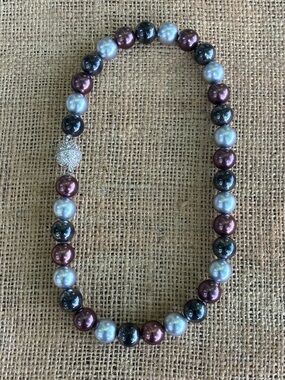 Premier Designs Multi-Color Pearl Beaded Necklace